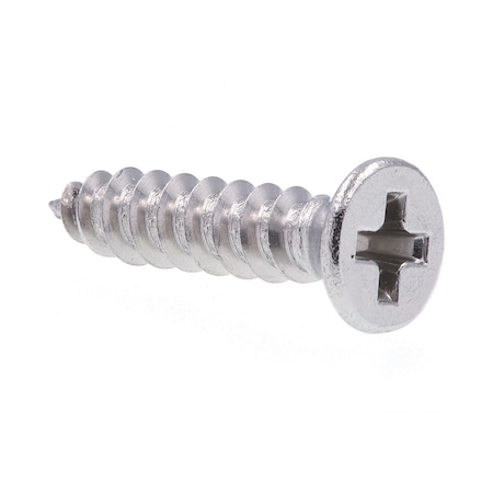 Prime-Line Sheet Metal Screw, Self-Tap, Flat, Phil Dr No. 4 X 1/2in 18-8 Stainless Steel 25PK 9015965